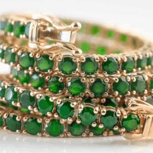 Imperial Green Jade Tennis Bracelet