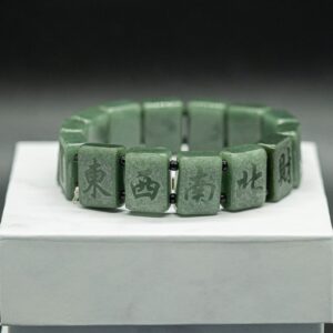 Green Jade Mahjong Bracelet