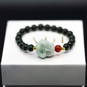 Buddha Head Jade Bracelet