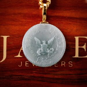 U.S Navy Blue Water Jade Pendant