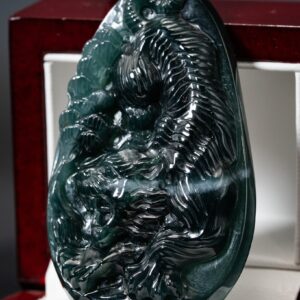 Black Mountain Tiger Jade Pendant