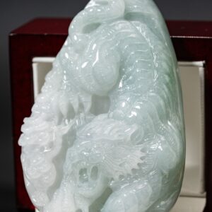 Icy White Tiger Jade Pendant
