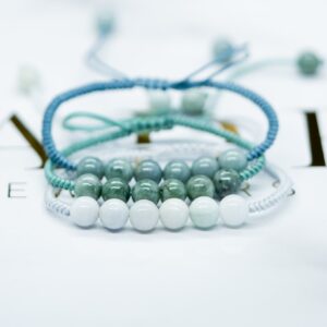 Six Beaded Jade Rope Bracelet