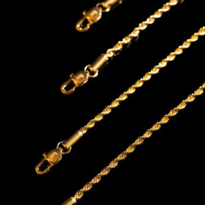 Gold Thin Rope Chain