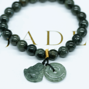 Beaded Buddha Jade Bracelet