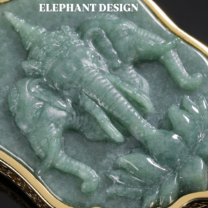 Wrapped Erawan Natural Jade Laos Pendant