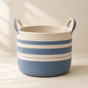Cedar Stripe Basket