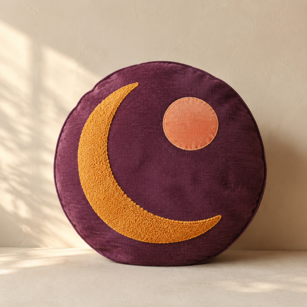 Peach Moon Cushion